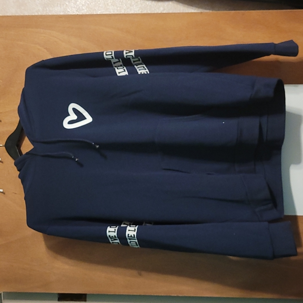 Love Blue Hoodie